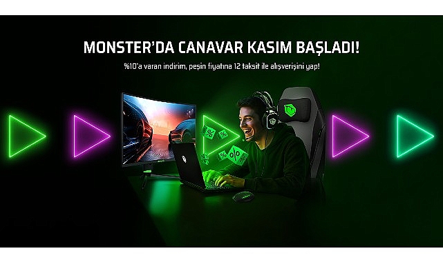 Kasım ayında Monster’dan canavar gibi indirim kampanyası