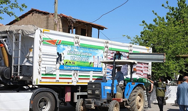 Başkan Çerçioğlu’ndan Germencik’te Küçük Üreticilere Yem Desteği