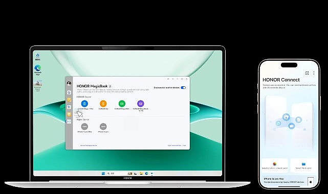 HONOR işletim sistemi duvarlarını  yıkıyor: HONOR Connect