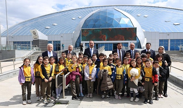 Konya Protokolü Bilim Merkezi’nde Öğrencilerle Buluştu