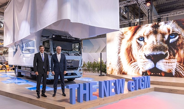 MAN eTGM’nin dünya prömiyeri  Transpotec Logitec fuarında gerçekleşti